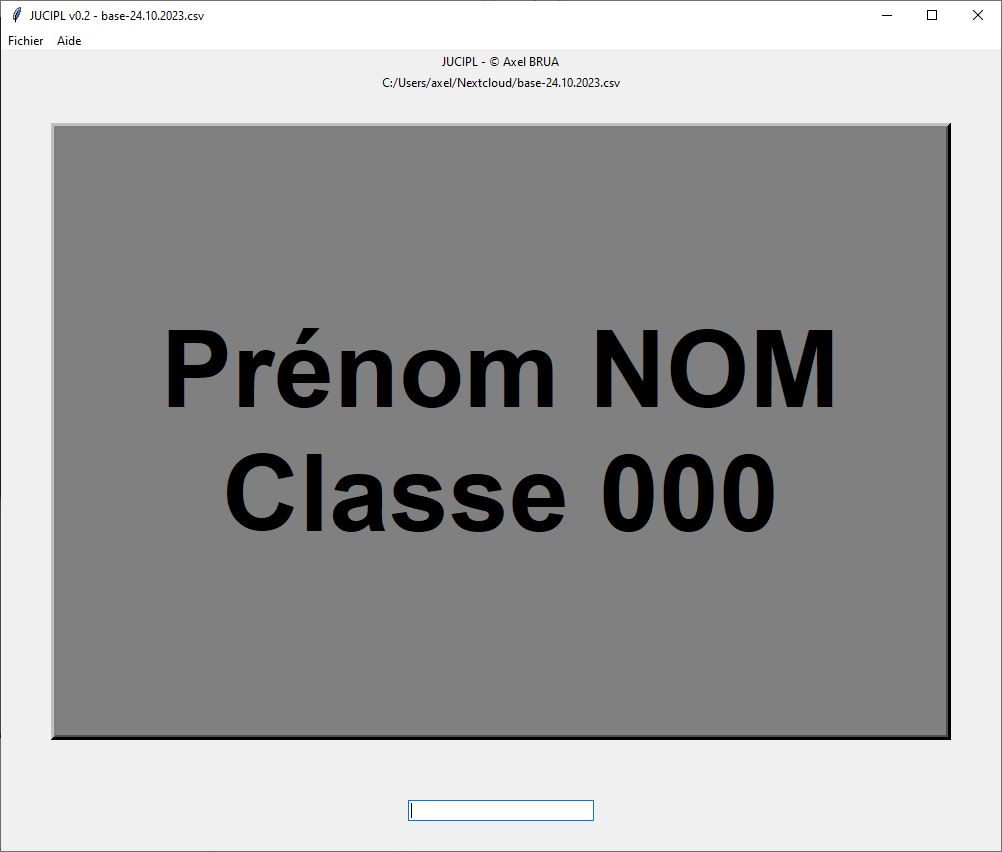 Capture d'écran interface